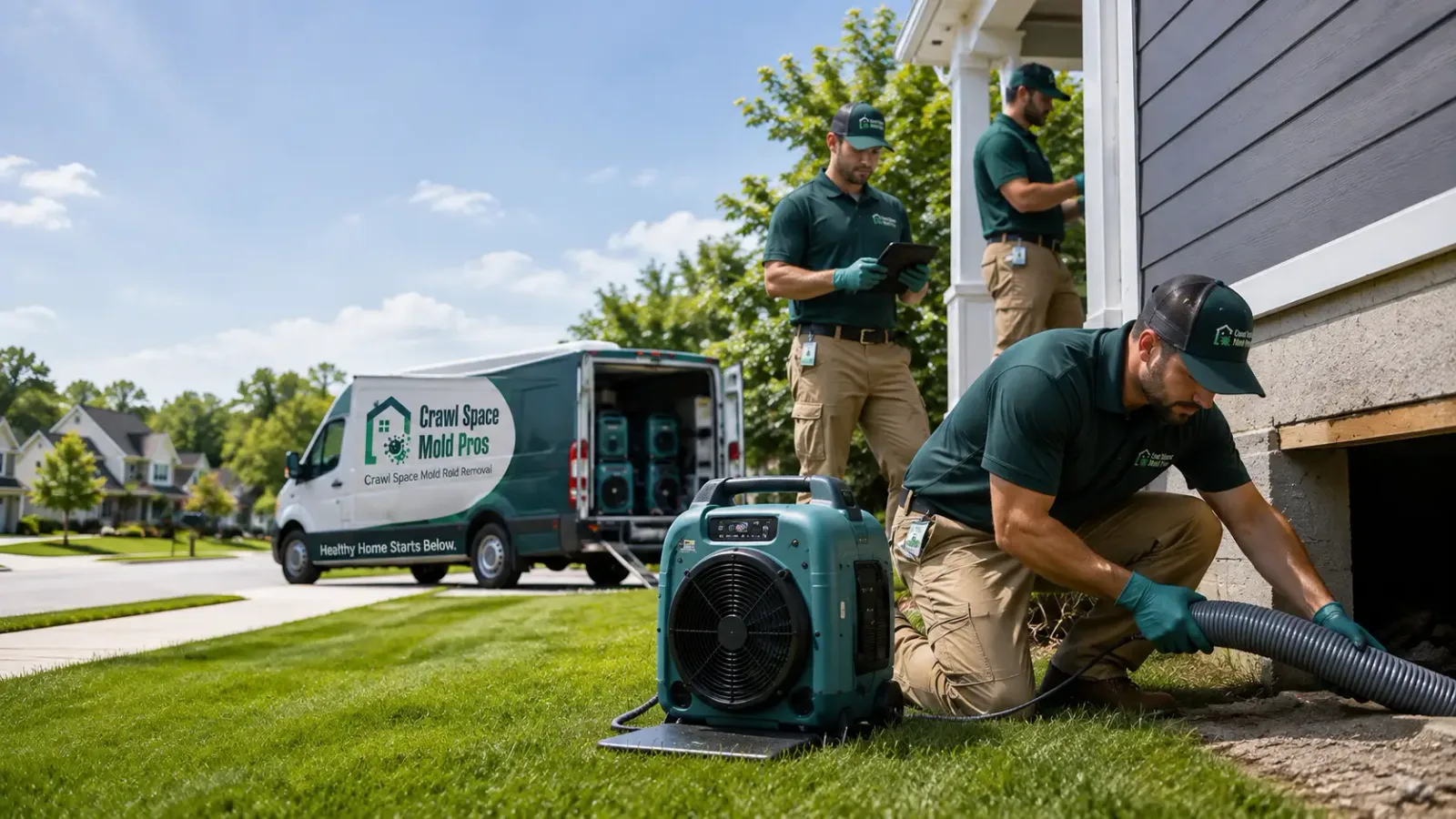 Crawl Space Mold Removal in Pharr, TX